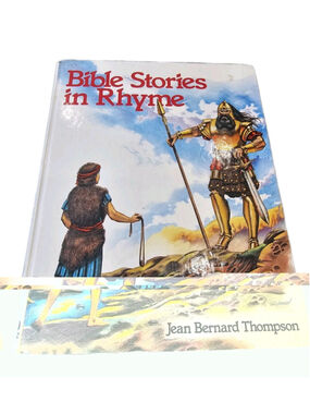 BIBLE STORIES IN RHYME By Jean Bernard Thompson - Hardcover **Mint Condition**
